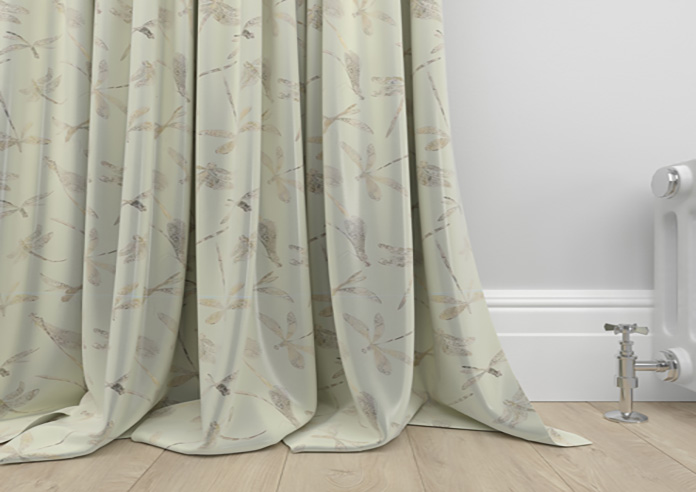 Dragonflies, Soft Green - Made to Measure Curtains - Image 6